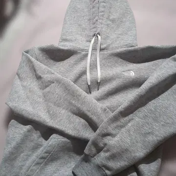THE NORTH FACE 그레이 후드 부착 후드티