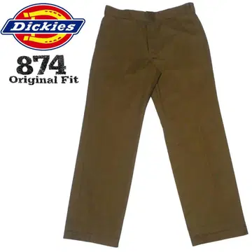 디키즈 Dickies 874 오리지널 핏 워크 팬츠 브라운