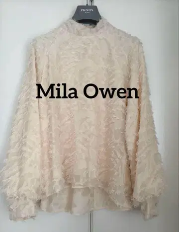 Mila Owen 긴팔 블라우스 크림색 사이즈 0
