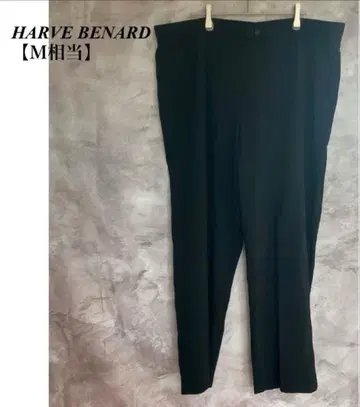 테이퍼드 팬츠 [ 3XL 상당 ] 블랙 HARVE BENARD 슬랙스 빅