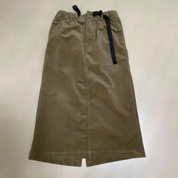 무인양품 카키색 롱 스커트 XS-S