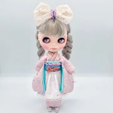 [크리스마스 세일] 브라이스 아웃핏 기모노 세트(핑크ver)