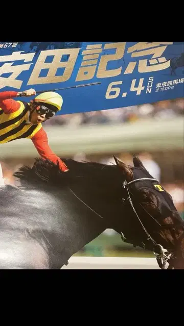 경마 포스터 로고 타입 야스다 기념