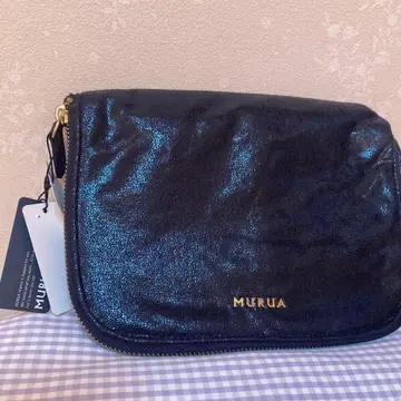 MURUA 블랙 메이크업 파우치 택 포함 새상품