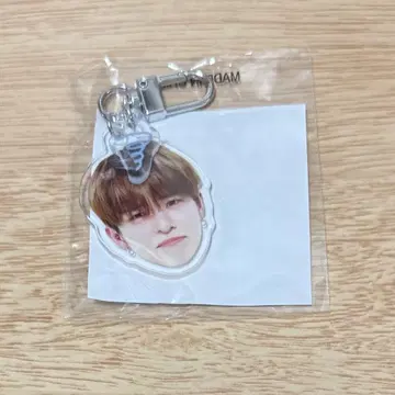 TREASURE 아사히 PULSE ON 캡슐 토이 애 얼굴 아크릴 키링