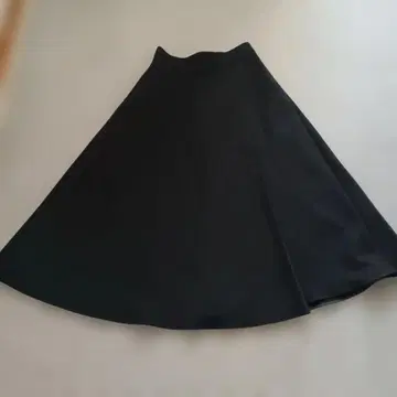 m.i.d 롱 플레어 스커트 블랙 34