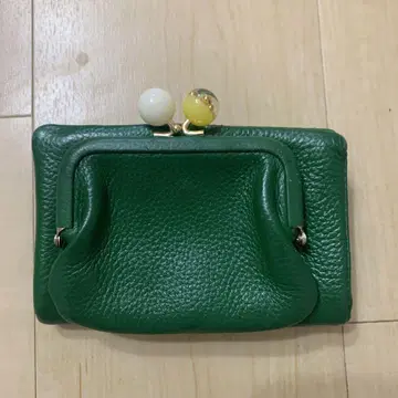 이아파피요네 그린 이단 가마구치 지갑