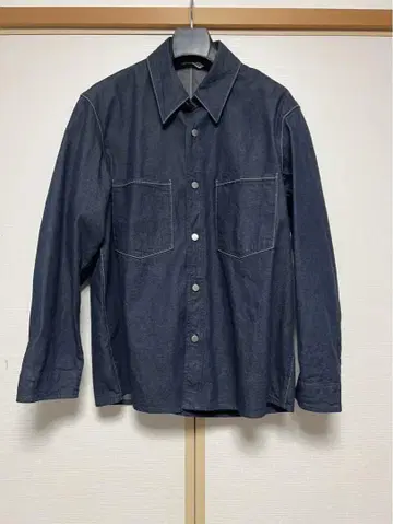 오라리 auralee 라이트 데님 셔츠 블루종