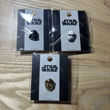 STAR WARS 통통 핀 배지 3종 세트