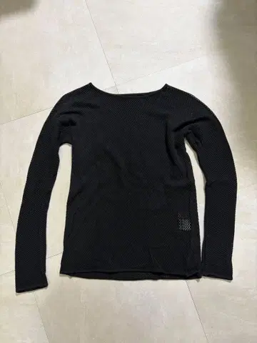 블랙미니즈 메쉬 롱T