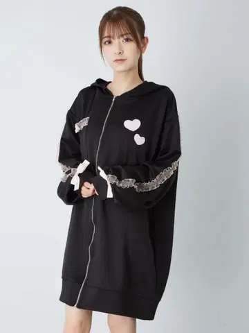 x AnkRouge 콜라보 후드티 블랙