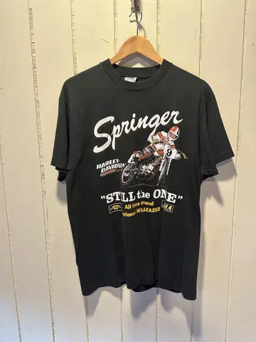 Harley Davidson 바이크 레이서 T셔츠 L 사이즈 블랙