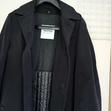 매킨토시 철학 블랙 스텐카라 코트