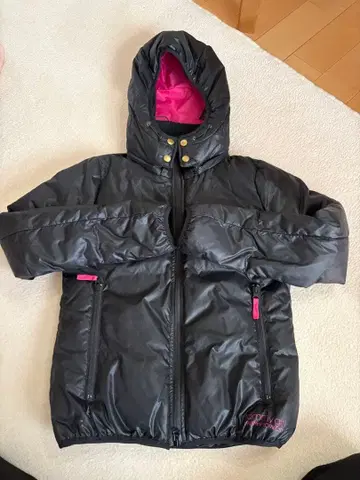 tommy girl 후드 부착 다운 자켓