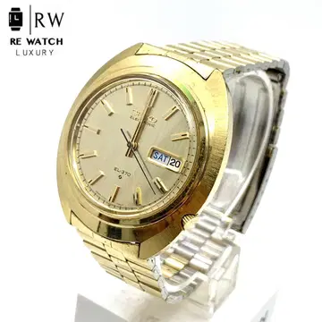 7-3844 SEIKO 3703-7029 EL-370 골드 손목시계