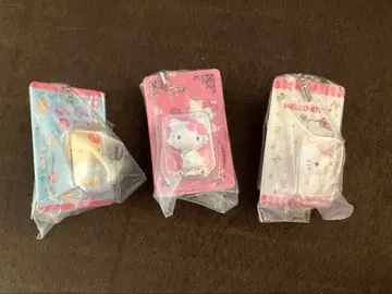 HELLO KITTY 미니어처 키체인 3개 세트