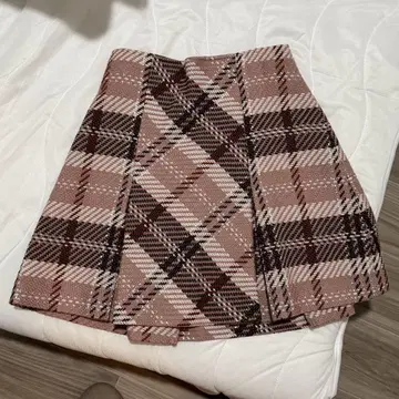 로빙 체크 미니 스커트 SNIDEL 스나이델 핑크