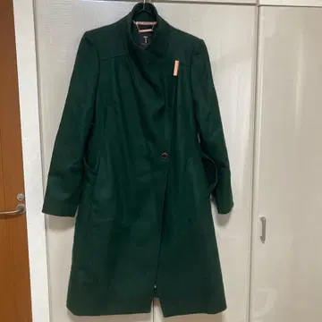 TED BAKER 다크 그린 롱 코트