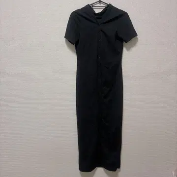 롱 원피스 [ M ] 블랙 반팔