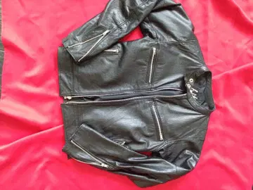 가죽 자켓 싱글 라이더