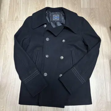 블랙 울 피코트 사이즈 2