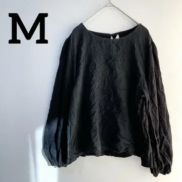 선착순 DOWNEAST [ M ] 블랙 긴팔 셔츠 가을 블라우스