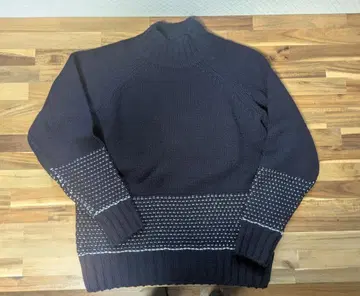 three dots 네이비 모크넥 스웨터 S