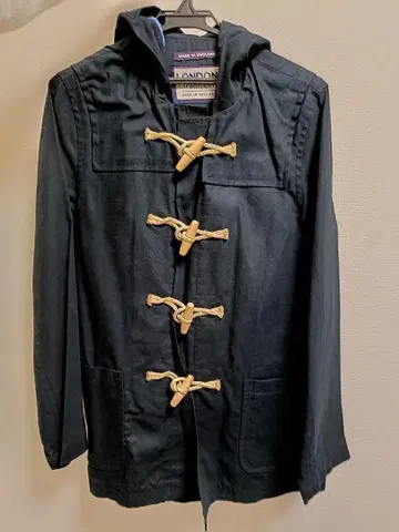 LONDON Tradition 네이비 더플 코트