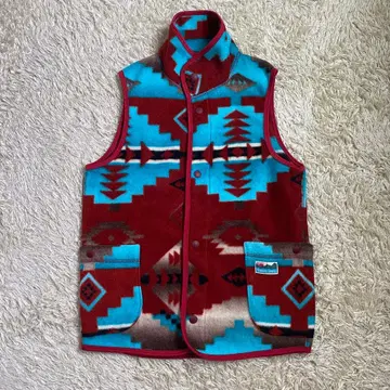 써니 스포츠 플리스 베스트 네이티브 무늬