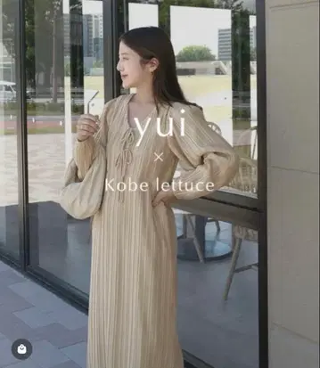KOBE LETTUCE 전후 2way 긴팔 플리츠 원피스 M