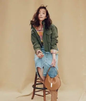 POLO 밀리터리 자켓 올리브 그린