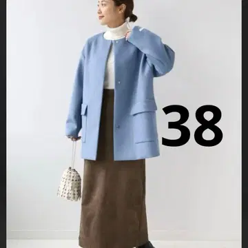 새상품 relume 저널 스탠다드 울 코트 38