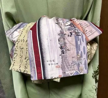 성인용 헤코비, 우키요에 패턴 리버서블 롱, 엔지