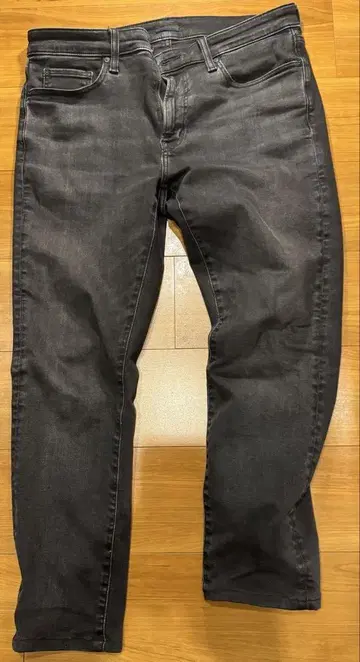 UNIQLO 남성용 스키니 데님 테이퍼드 XL 울트라 스트레치