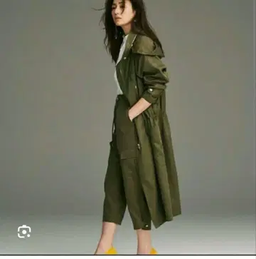 Heroto 베이지 노카라 롱 자켓