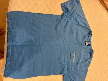 BEACH PLEASE 티셔츠 파랑 스탠다드 캘리포니아