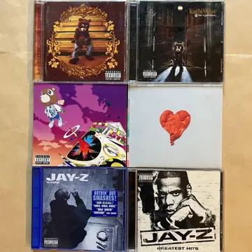 카니예 웨스트 kanye west 제이 Z JAY-Z CD 6장