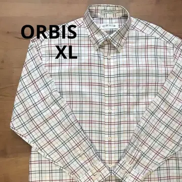 ORVIS 체크 무늬 긴팔 셔츠 L 사이즈