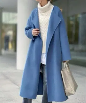 [ Spick & Span ] 비버 폴드 라펠 코트