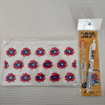 새상품 오사카 만박 미야쿠미야쿠 지퍼 백 제트스트림 볼펜 블랙