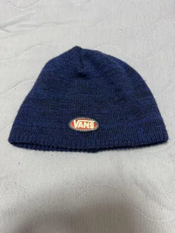 VANS 반스 네이비 니트 모자 90s
