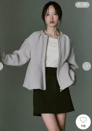 CELFORD 보아 페플럼 자켓