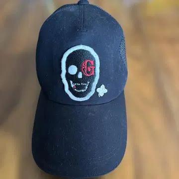 골프 브랜드 LOVY&Go 스컬 캡 블랙