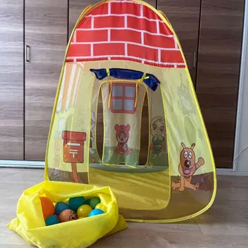 호빵맨 볼텐트 빵공장 볼 포함 수납 봉투 포함