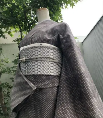 단옷 기모노 격자 무늬