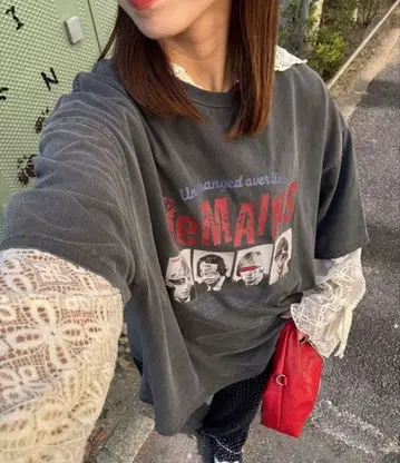 CIAOPANIC 피그먼트 밴딩 TEE