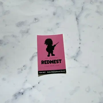 아카니시 진 REDWEST 업그레이드 특전 스티커 10월 12일 고베