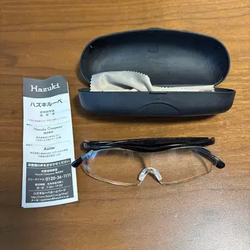 하즈키 블랙 프레임 클리어 렌즈 안경