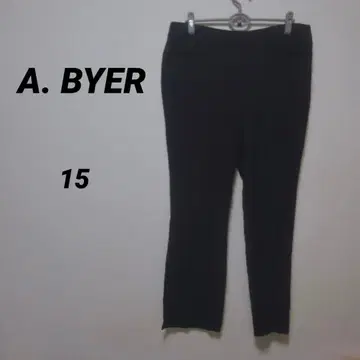 A. BYER 블랙 캐주얼 팬츠 사이즈 15