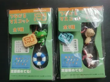 도코데모 잇쇼 스트랩 참 이어지는 마스코트 2점 2002